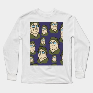 big lez pattern Long Sleeve T-Shirt